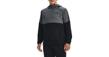 Vindjacka Under Armour Woven Asymmetrical Zip Pullover Jacket Grå | 1370500-012, 1