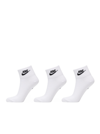 Underkläder och strumpor Nike Ankle Socks 3-Pack Vit | DX5074-101