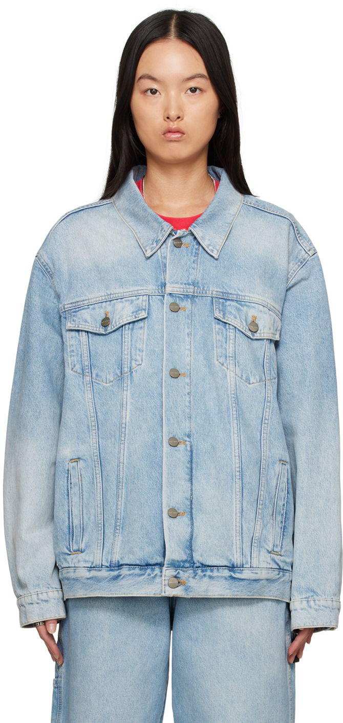 Jacka Marc Jacobs Marc Jacobs 'The Denim Trucker' Jacket Blå | 2P3RJC009D01