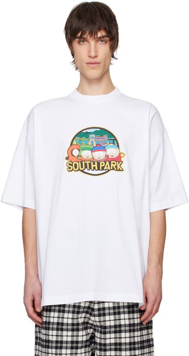T-shirt VETEMENTS Vetements 'South Park' Oversized T-Shirt Vit | UA66TR610W, 0