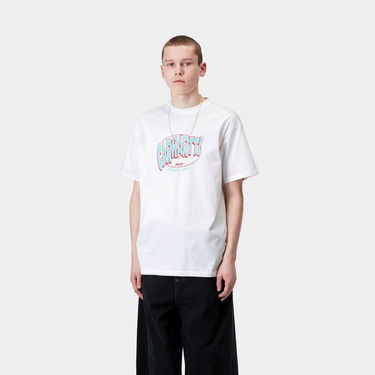 T-shirt Carhartt WIP WIP Hot Script T-Shirt Vit | I034769_7, 0
