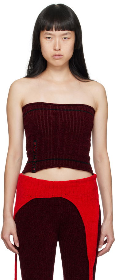 Linne Ottolinger Ottolinger Patch Tube Top Röd | 708002, 0
