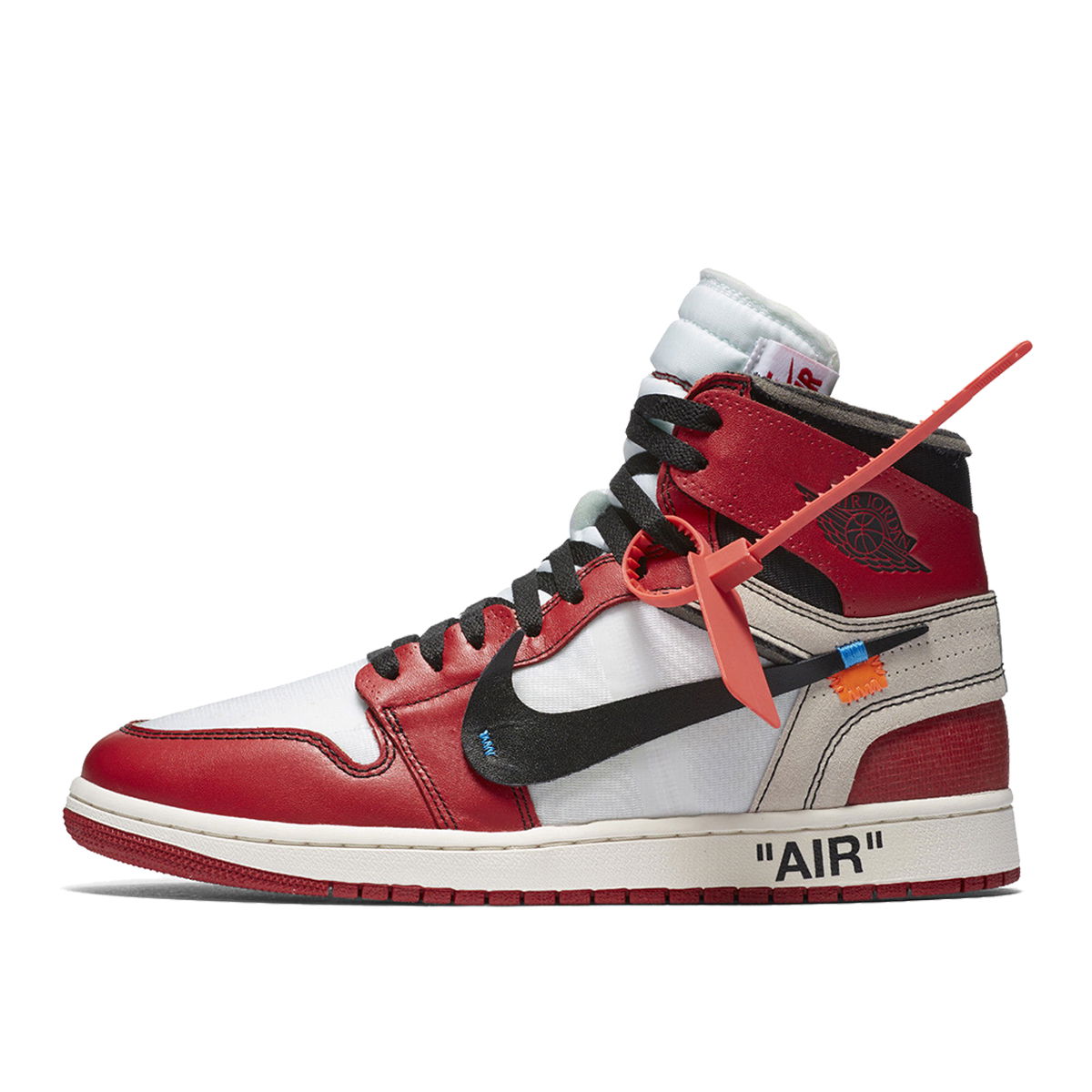 Sneakers och skor Jordan Off-White x Air Jordan 1 Retro High "Chicago" Röd | AA3834-101, 1