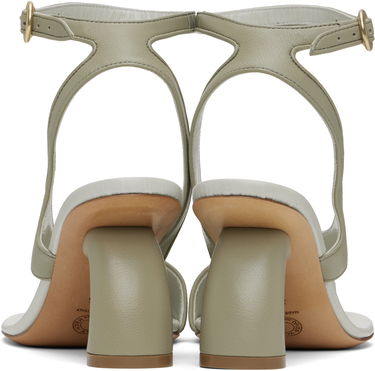 Tillbehör Dries Van Noten Dries Van Noten Asymmetrical Heeled Sandals Grön | WS251-1304-112, 1