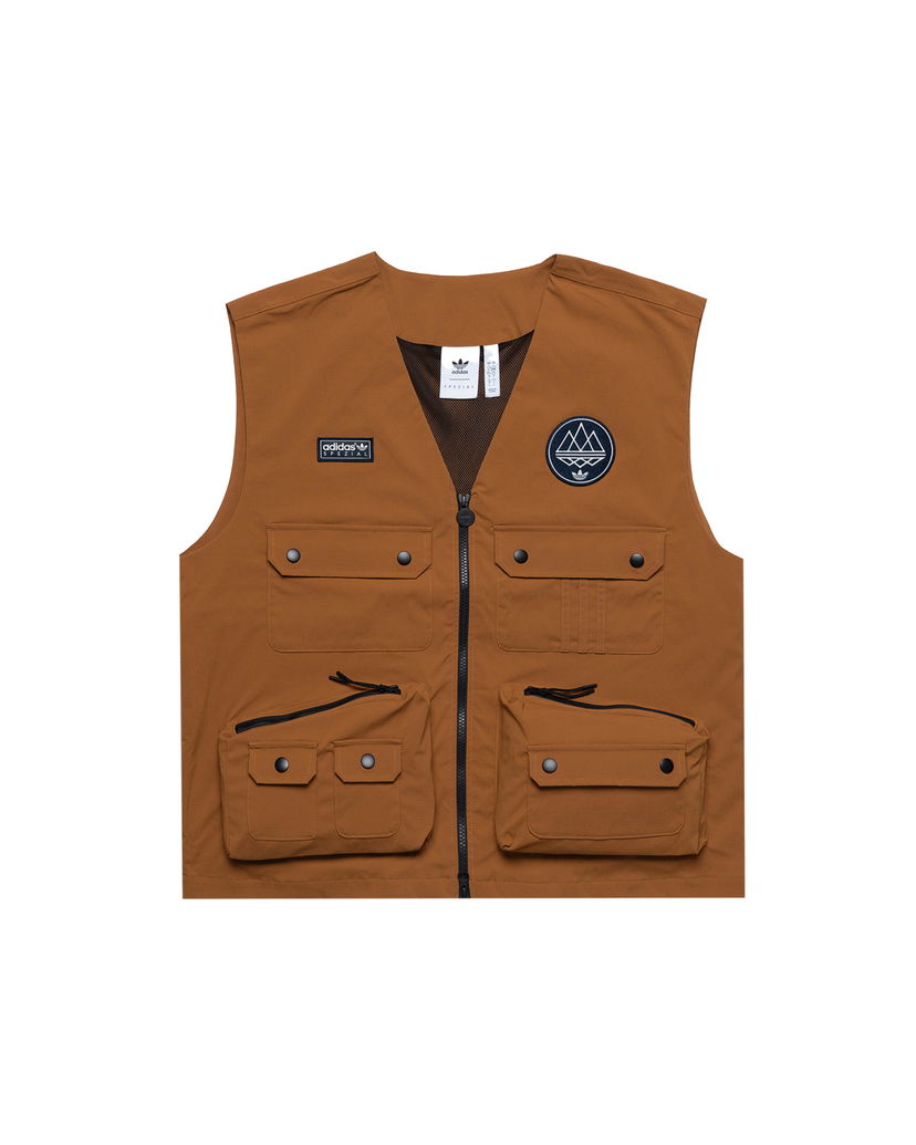 Väst adidas Originals Wardour SPZL Vest Brun | JY0611