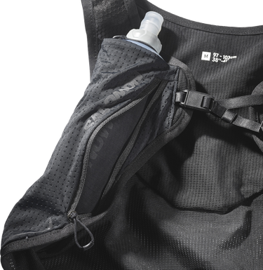Ryggsäck Salomon PULSE 2 with flasks Svart | lc2101300, 3