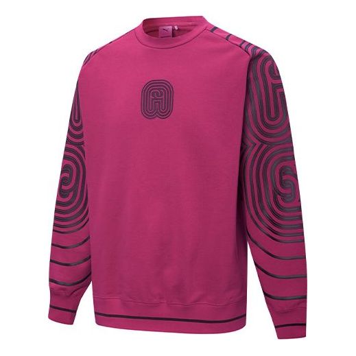 Sweatshirt Puma PRONOUNCE Unisex Round-Neck Sweatshirt Rosa | 534033-75