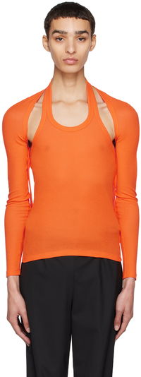 Modular Halter Long Sleeve T-Shirt
