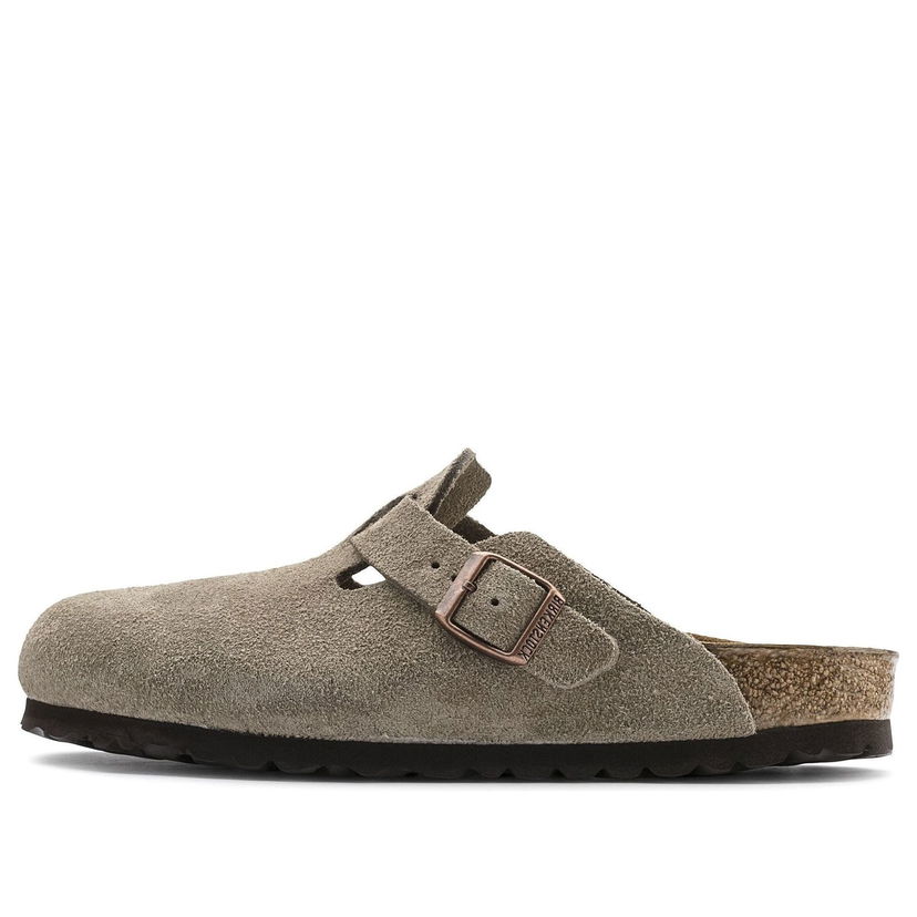 Sneakers och skor Birkenstock Boston Suede Leather Sandals Grå | 0060461