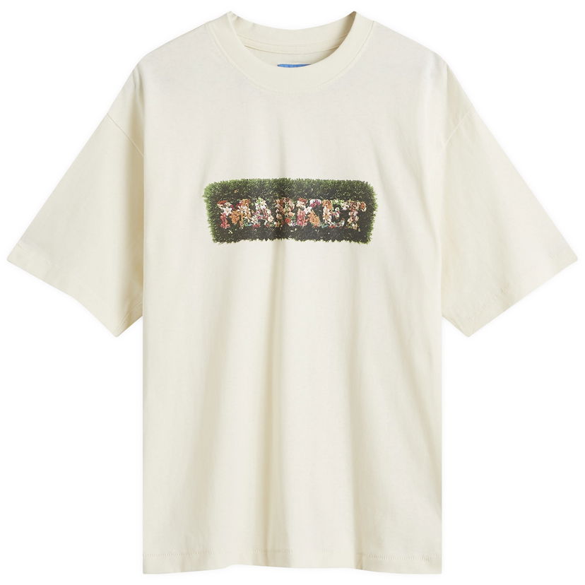T-shirt MARKET Hedges T-Shirt Ecru Size Vit | 399001934-ERU