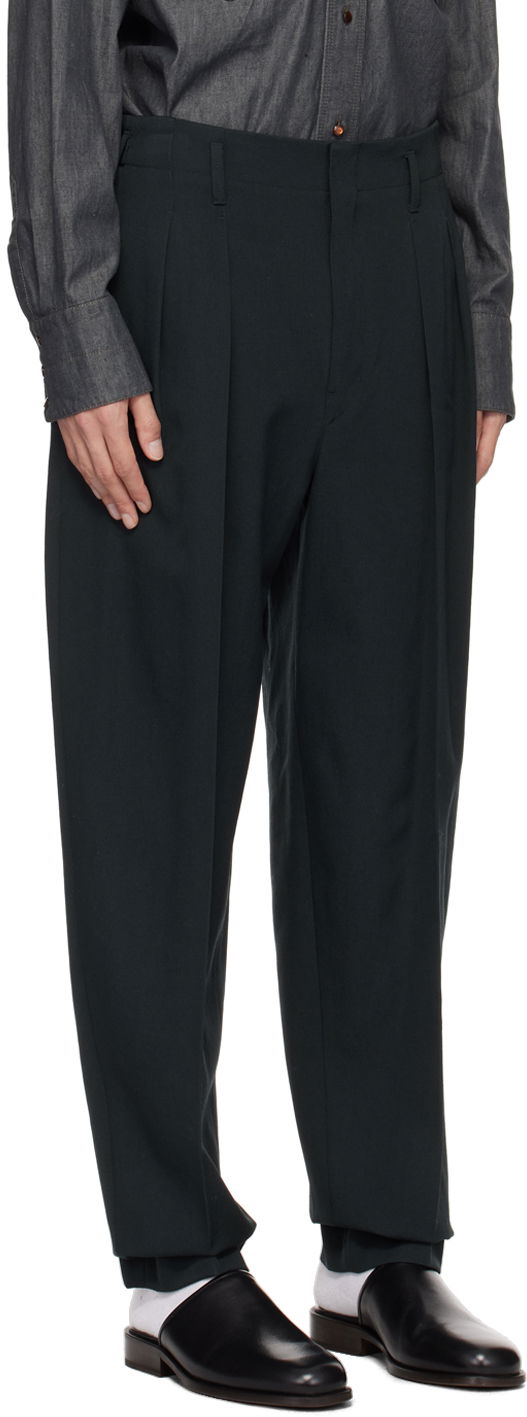 Byxor LEMAIRE Lemaire Tapered Trousers Grön | PA1042 LF1123, 1