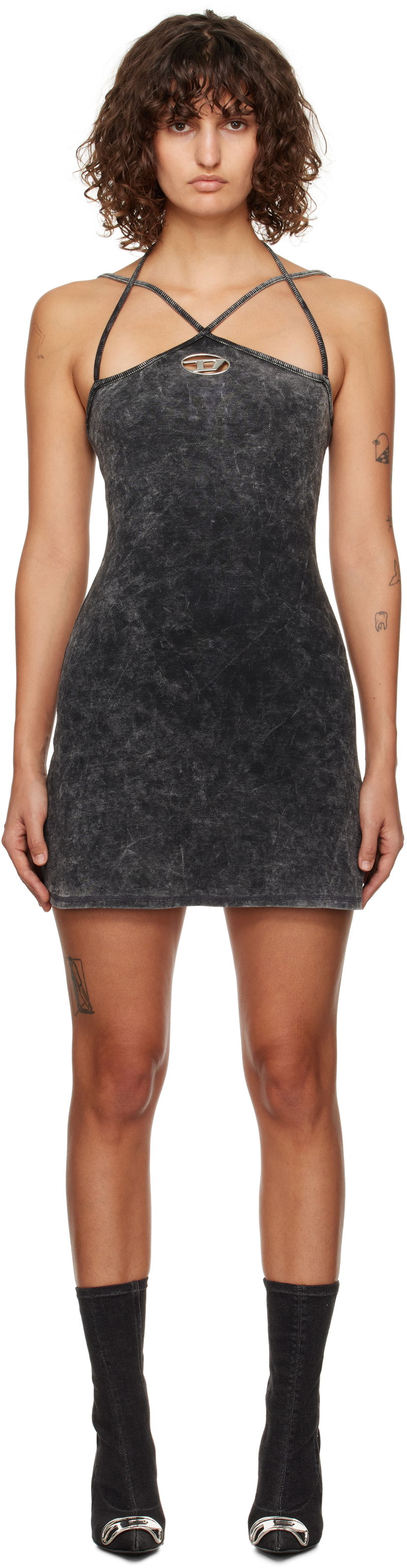Klä Diesel Minidress Svart | A14426 0KHAS