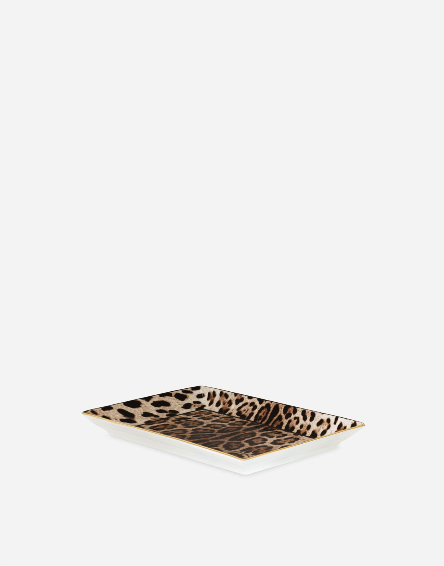 Heminredning Dolce & Gabbana Leopard Print Porcelain Trinket Dish Flerfärgad | TCC199TCAMUUL003, 0