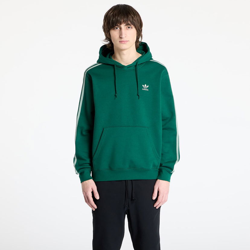 Sweatshirt adidas Originals Adicolor Classics 3-Stripes Hoodie Grön | JP1001