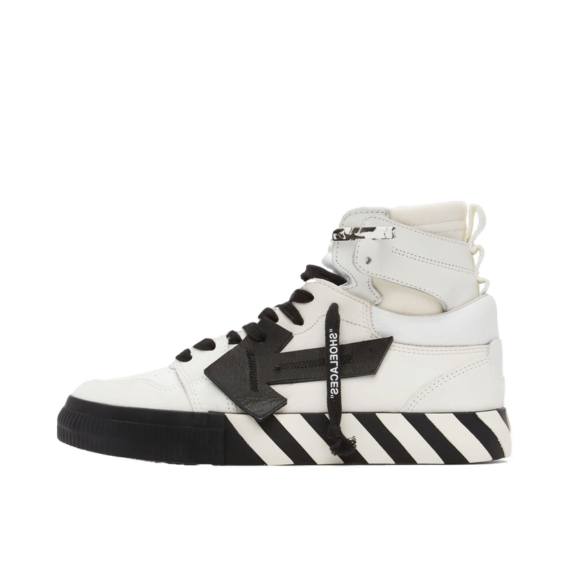 Sneakers och skor Off-White High Top Vulcanized Leather Vit | OMIA225F21LEA0010110