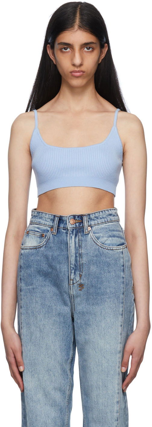Linne Ksubi Cotton Camisole Blå | WPF22KW004