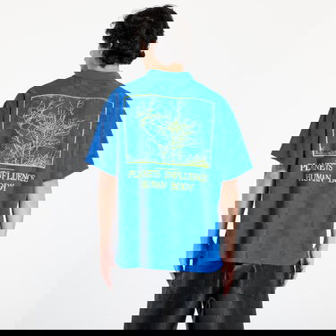 Polotröja Pleasures PLEASURES Planets Polo T-Shirt Blå | P25SU014 BLUE, 2