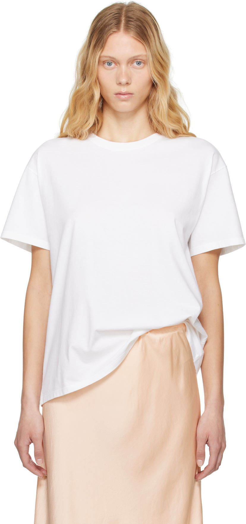 T-shirt The Row The Row Nadina T-Shirt Vit | 8738-K636
