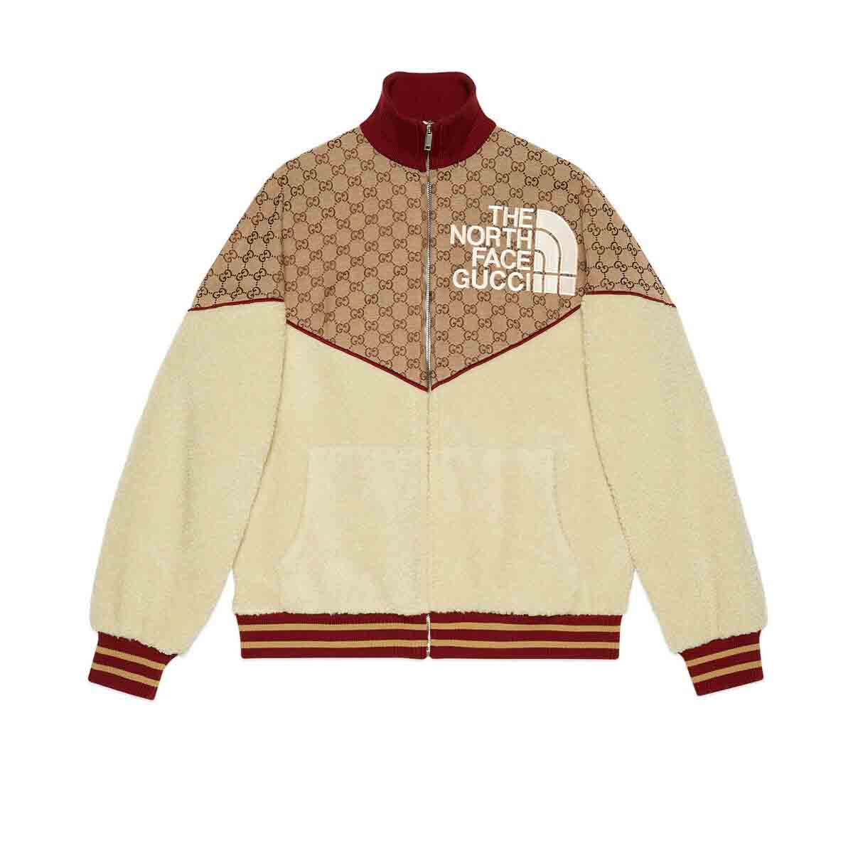 Jacka Gucci The North Face x Zip Jacket Beige/Ebony Beige | 672394 XJDS0 2102, 0