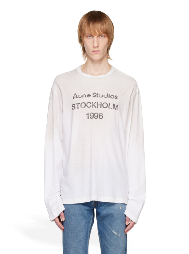 T-shirt Acne Studios Printed T-Shirt Vit | CL0197-