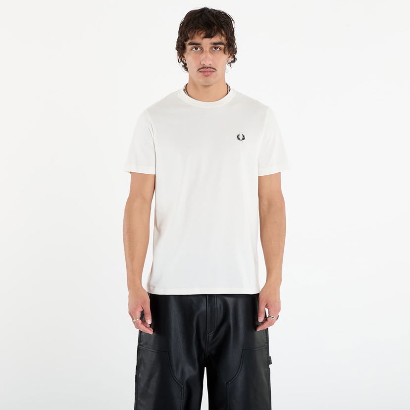 T-shirt Fred Perry Fred Perry Crew Neck T-Shirt Vit | M1600V 129