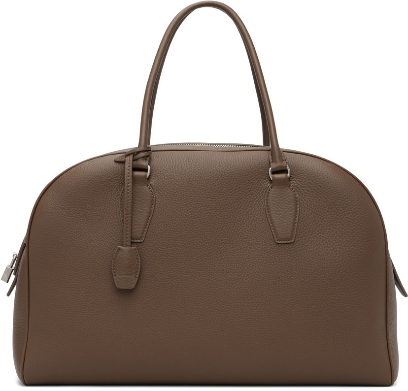 Resväska The Row The Row Leather India 15.75 Bag Brun | W1594-L129