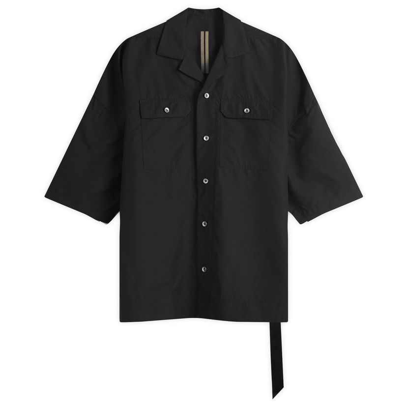 Skjorta Rick Owens DRKSHDW Magnum Tommy Shirt, Size Small Svart | DU01E3290-NR-09