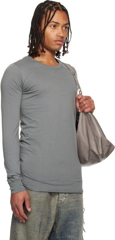T-shirt Rick Owens Concordians Basic LS T-shirt Grå | RU02E1252 JA, 1