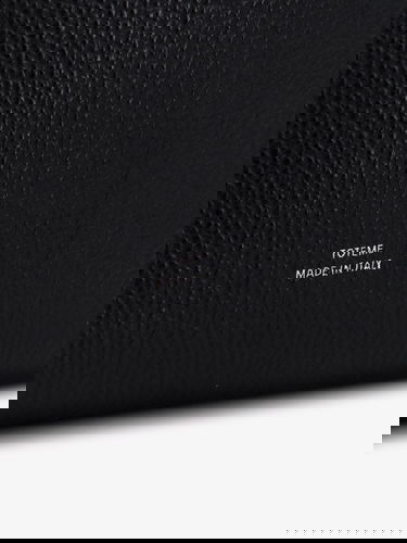 Tygpåse TOTEME Toteme Women's Black Leather Shoulder Bag Svart | 234WAL853LE0030001, 3