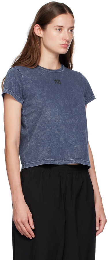 T-shirt Alexander Wang Puff Logo Shrunken T-Shirt Vit | 4CC3241521, 4