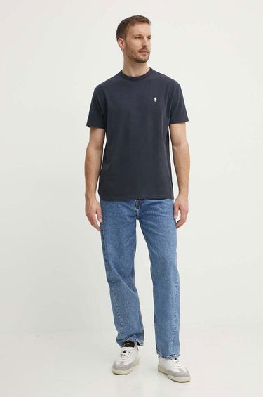 T-shirt Polo by Ralph Lauren "Faded Black Canvas" T-Shirt Grå | 710916698010, 2