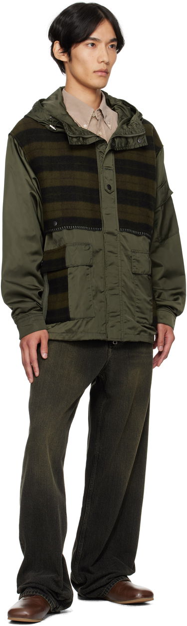 Jacka Andersson Bell Andersson Bell Check Layered Hooded Jacket Grön | awa717u, 3