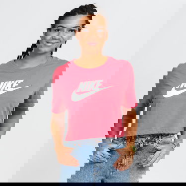 T-shirt Nike NSW Tee Essential Crop Icon Rosa | BV6175-622, 0