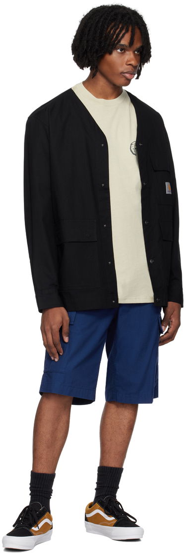 Sweater Carhartt WIP Buttoned Workwear Jacket Svart | I033020, 3