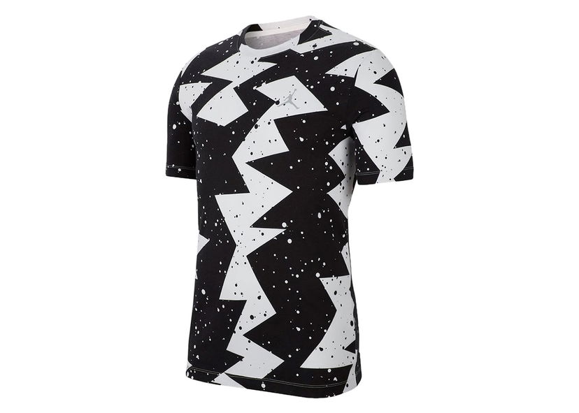 T-shirt Jordan Jordan Printed Poolside Tee Black Svart | CJ6215-010