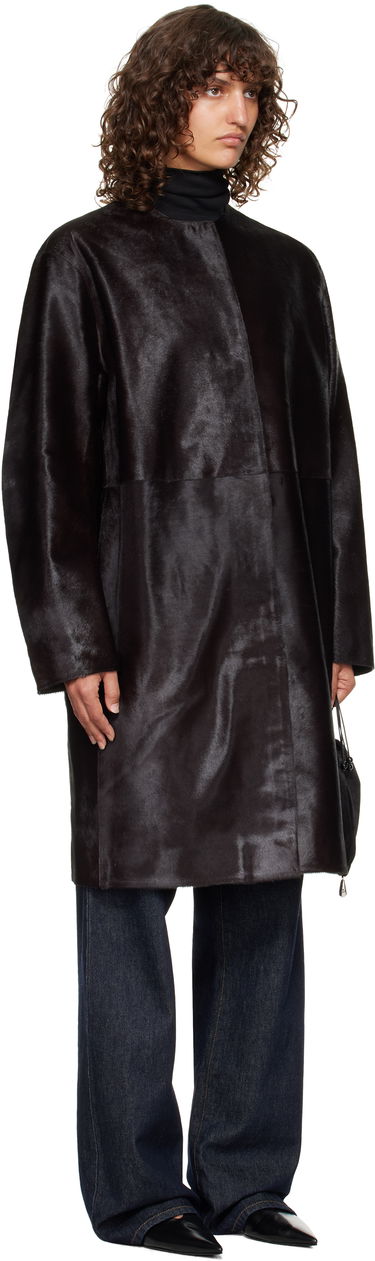 Rockar Loulou de Saison Loulou de Saison Miller Pony Effect Leather Coat Svart | MILLER, 1