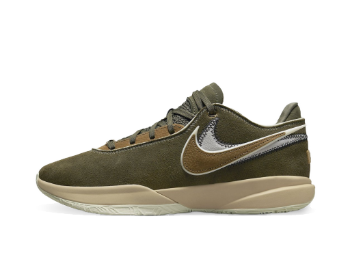Basketboll Nike LeBron 20 "Olive Suede" Grön | DV1193-901