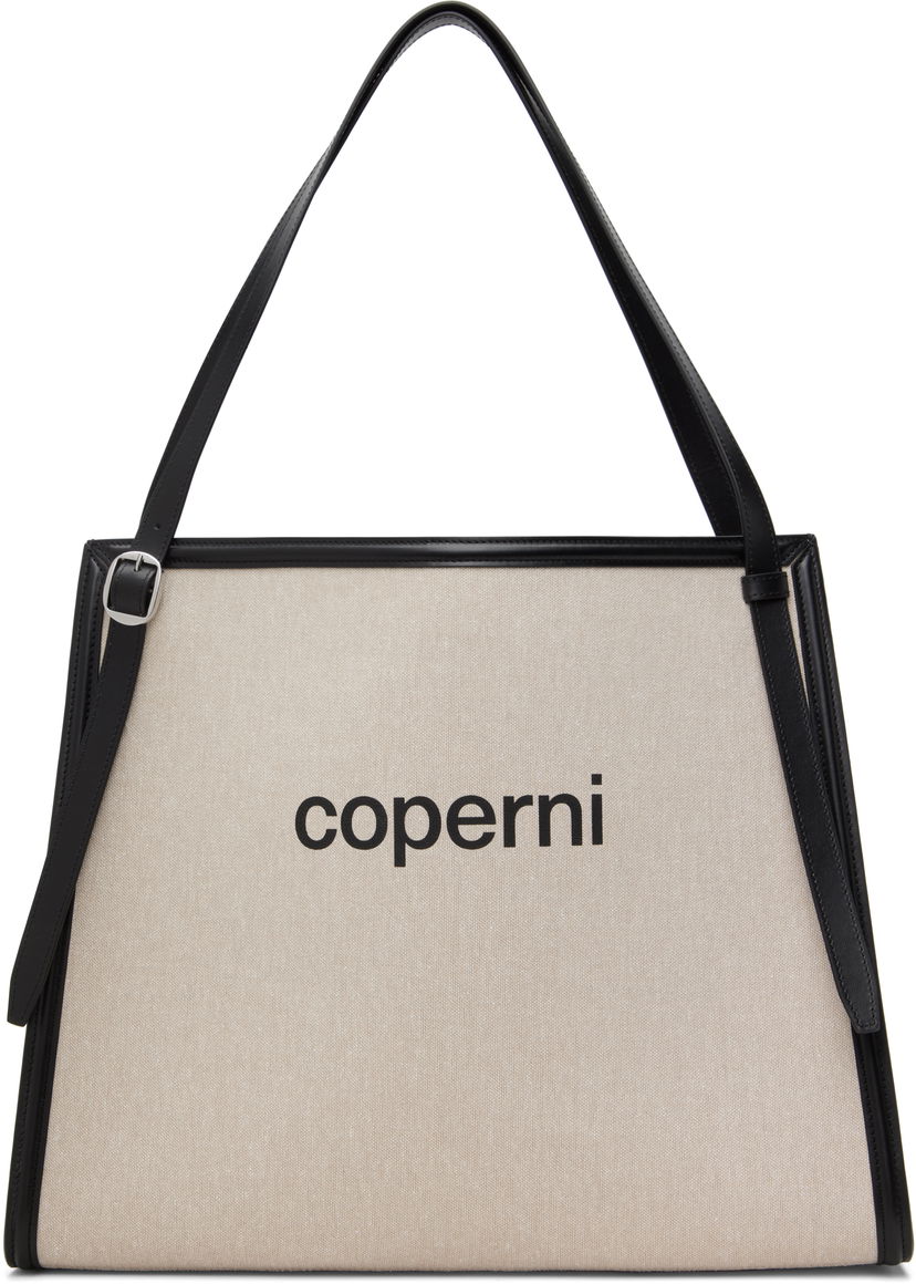 Tygpåse Coperni Coperni Canvas Belt Tote Svart | COPBA77F2027
