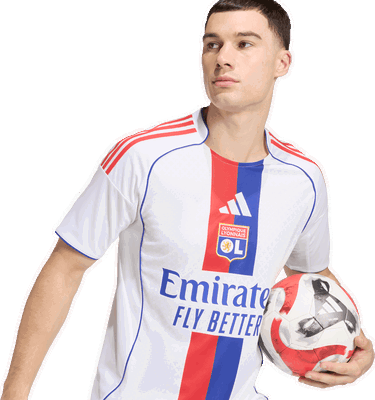 Jersey adidas Performance Olympique Lyonnais 25/26 Home Jersey Vit | JD1396, 3