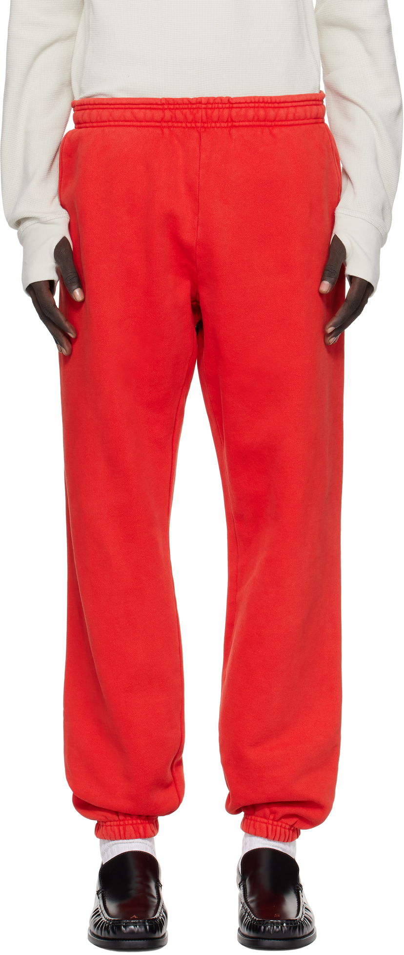 Träningsbyxor Entire Studios Entire Studios Heavy Sweatpants Röd | ES2111CH