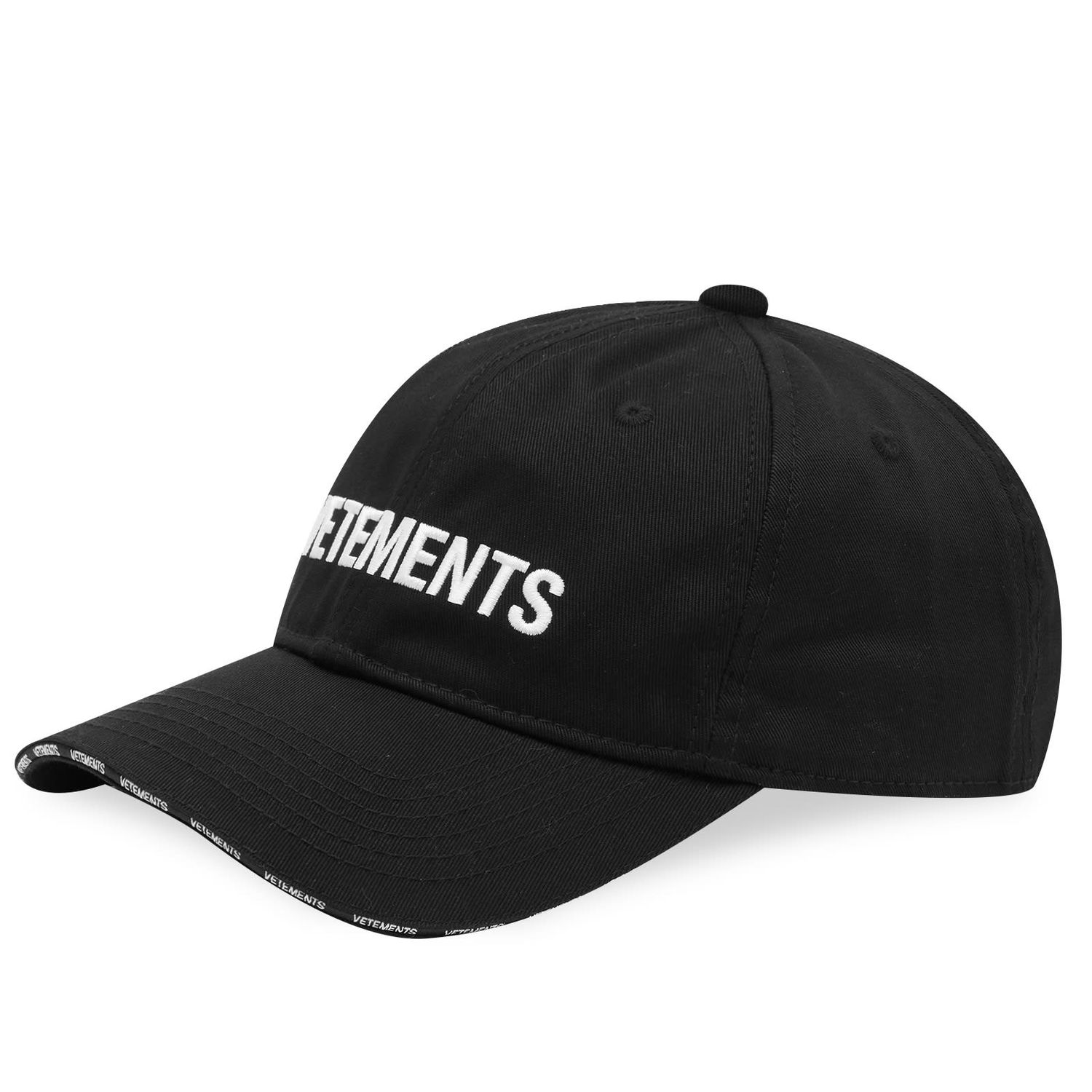 Keps VETEMENTS Iconoc Logo Cap Black Svart | UE54CA180B, 0