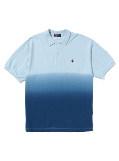 Polotröja BAPE Ape Head One Point Gradation Relaxed Fit Polo Tee Blå | 1J30-112-001