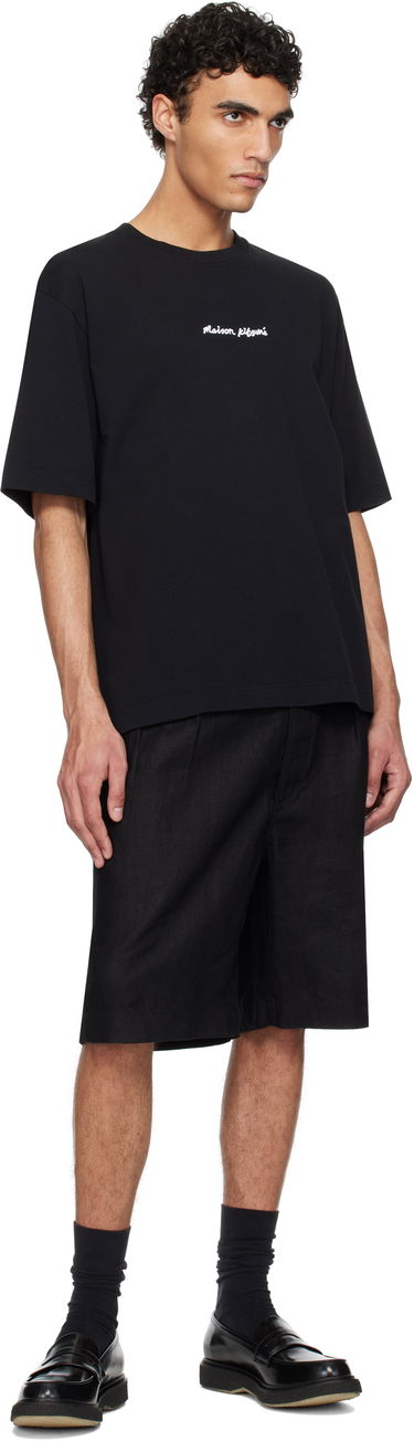 T-shirt MAISON KITSUNÉ Maison Kitsuné Handwriting Oversize T-Shirt Svart | OM00122KJ0119, 3
