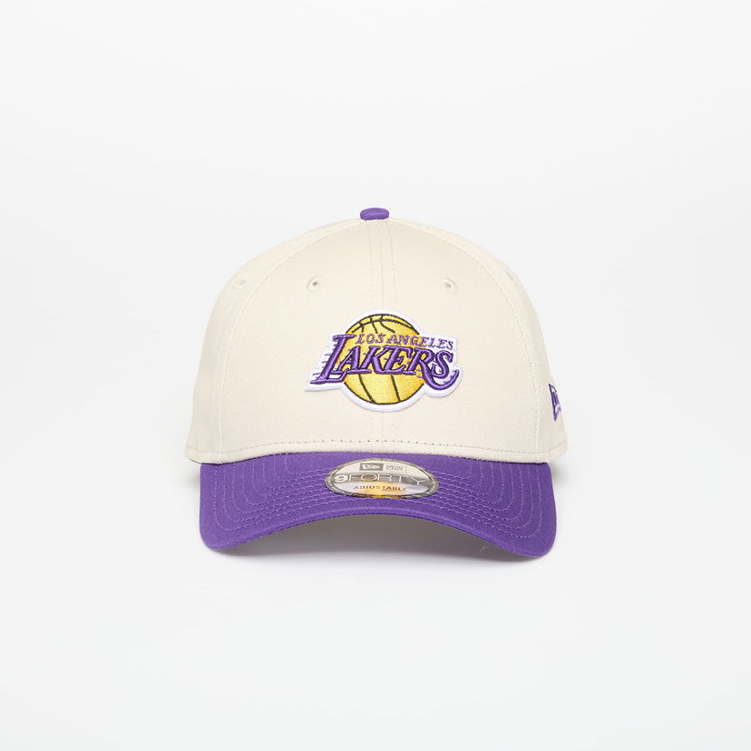 Keps New Era Los Angeles Lakers 9FORTY NBA Colour Block Adjustable Cap Purpur | 60691266