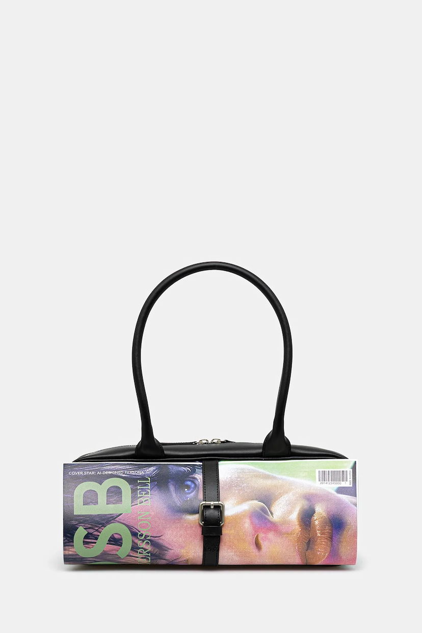 Handväska Andersson Bell Andersson Bell Magazine Leather Handbag Svart | aaa490w