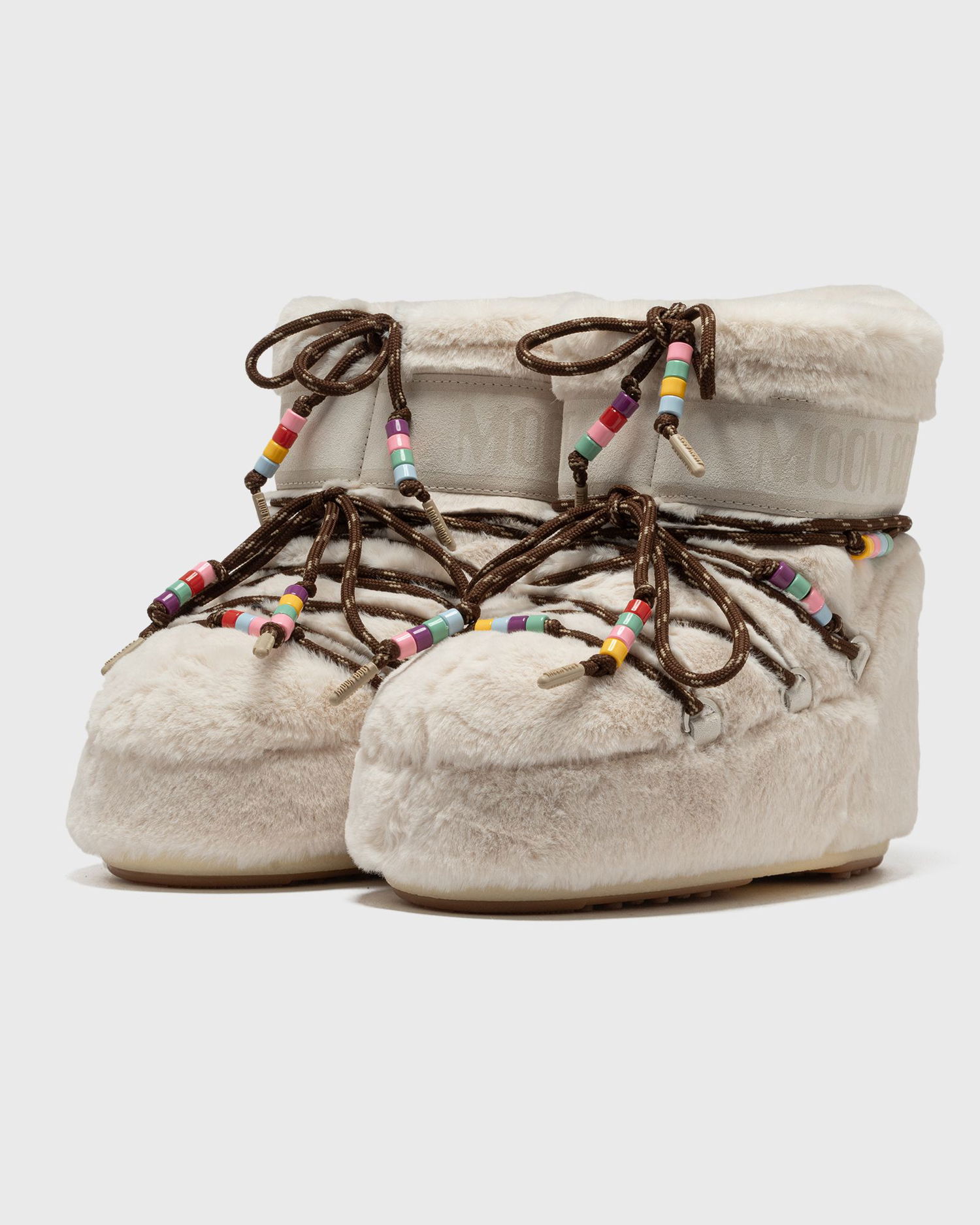 Sneakers och skor Moon Boot Faux Fur Beads Boots Beige | 80D1409470-L002, 1