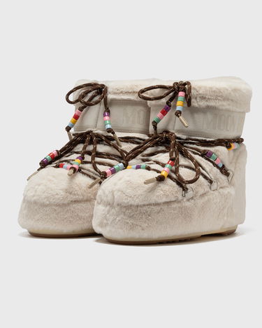 Sneakers och skor Moon Boot Faux Fur Beads Boots Beige | 80D1409470-L002, 1