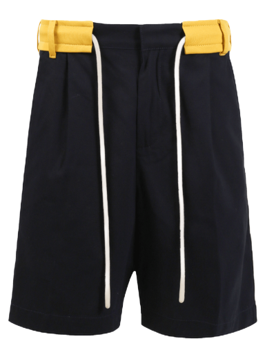 Shorts Palm Angels Track Belt Shorts Mörkblå | PMCB041S22FAB0014618