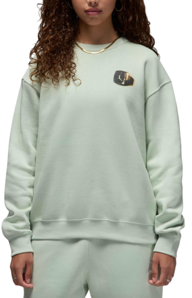 Sweater Jordan Jordan Brooklyn Fleece Crewneck Sweatshirt Grön | hj0205-017, 0