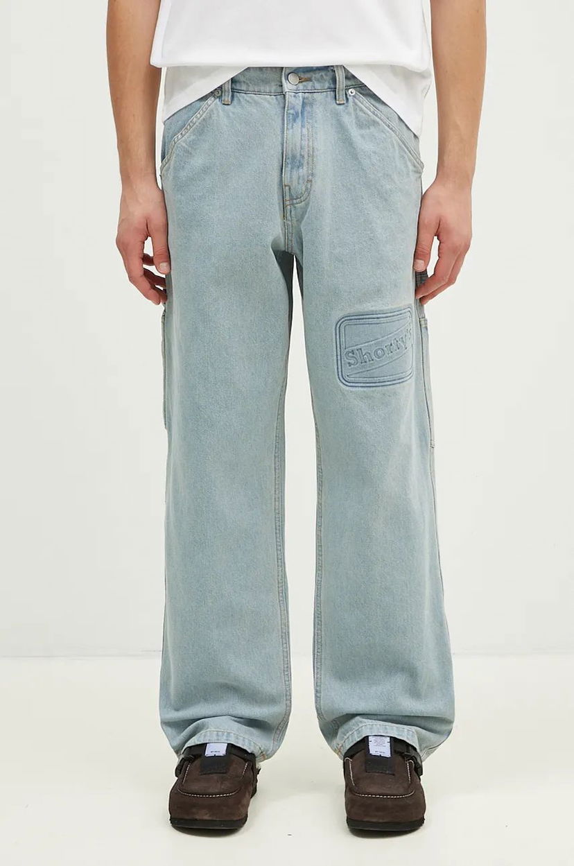 Jeans Pleasures Carpenter Jeans Blå | P24F001